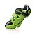 abordables Zapatos de ciclismo-SIDEBIKE Adulto Calzado para Mountain Bike Fibra de Carbono Amortización Ciclismo Negro Rojo Verde Hombre Zapatillas Carretera / Zapatos de Ciclismo / Malla respirante