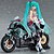 preiswerte Anime-Action-Figuren-Anime Action-Figuren Inspiriert von Vocaloid Mikuo PVC 15 cm CM Modell Spielzeug Puppe Spielzeug Unisex