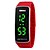 رخيصةأون ساعات رياضة-SKMEI رجال ساعة المعصم ساعة رقمية LED رقمي مطاط فرقة أسود أزرق أحمر روز