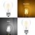 cheap LED Filament Bulbs-BRELONG® 5pcs 4 W 300 lm LED Filament Bulbs A60(A19) 4 LED Beads COB Dimmable Warm White / White 200-240 V / 5 pcs