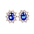 cheap Jewelry Sets-Women&#039;s AAA Cubic Zirconia Jewelry Set - Classic, Fashion, Euramerican Include Pendant Necklace Bridal Jewelry Sets Dark Blue / Purple / Green For Christmas Christmas Gifts Wedding Party Special