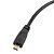 cheap HDMI Cables-HDMI V1.3 to Micro HDMI V1.3 M/F Cable OD 4.0mm Black(0.15M)
