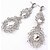 abordables Pendientes-Mujer Chica 1 Pendientes cortos Pendientes colgantes Cristal Personalizado Lujo Circular Diseño Único Colgante Clásico Vintage Diamante