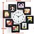 お買い得  壁掛け時計のアイデア商品-コンテンポラリー カジュアル オフィス ハウス型 結婚式 家族 学校/卒業 友達 壁時計,ノベルティ柄 屋内 クロック