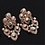 cheap Jewelry Sets-Women&#039;s Synthetic Ruby Jewelry Set Statement Ladies Personalized Luxury Vintage Fashion 18K Gold Plated Rhinestone Gold Plated Earrings Jewelry Gold For Party Special Occasion Housewarming / Rings