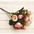 baratos Flor artificial-Flores artificiais 1 Ramo Estilo Europeu Gardênia Flor de Mesa