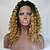cheap Synthetic Lace Wigs-Synthetic Lace Front Wig Afro Kinky Curly Kinky Curly Afro Lace Front Wig Blonde Short Medium Length Long Black / Strawberry Blonde Synthetic Hair Women&#039;s African American Wig Blonde