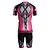 cheap Men&#039;s Clothing Sets-Malciklo Men&#039;s Women&#039;s Short Sleeve Cycling Jersey with Bib Shorts White Black Argyle Plus Size Bike Clothing Suit Breathable 3D Pad Quick Dry Back Pocket Sports Coolmax® Lycra Argyle Mountain Bike