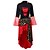 cheap Movie &amp; TV Theme Costumes-Pirate Cosplay Costume Party Costume Women&#039;s More Uniforms Vacation Dress Christmas Halloween Carnival Festival / Holiday Spandex Polyester Black / Red Women&#039;s Easy Carnival Costumes Patchwork / Belt