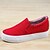 olcso Női tornacipők-Női Cipő Vászon Tavasz Kényelmes Tornacipők Kompatibilitás Hétköznapi Fehér Fekete Piros