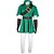 olcso Anime kosztümök-Ihlette Zelda legendája Link Deluxe Videó Játék Szerepjáték jelmezek Cosplay ruhák Kollázs Féhosszú Kabát Ing Nadrágok Jelmez