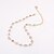 levne Náhrdelníky kolem krku-Dámské Obojkové náhrdelníky Módní Euramerican Štras Slitina Zlatá Stříbrná Náhrdelníky Šperky Pro Svatební Párty