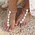Χαμηλού Κόστους Κοσμήματα Σώματος-Σανδάλια για γυμνό πόδι πόδια κοσμήματα κυρίες Μοντέρνα φαντασία Γυναικεία Κοσμήματα Σώματος Για Καθημερινά Causal Κρυστάλλινο Στρας Κράμα Κρεμαστό Χρυσό Ασημί 1pc / Συνθετικό Diamond