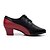 preiswerte Schuhe für Standardtanz und Modern Dance-Damen Modern Kunstleder Absätze Innen Blockabsatz Schwarz / Rot 1 - 1 3/4inch Keine Maßfertigung möglich