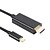 preiswerte HDMI-Kabel-HDMI 2.0 Adapterkabel, HDMI 2.0 nach USB 3.1 Typ C Adapterkabel Male - Male 4K*2K 1.8M (6Ft)
