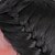 levne Prémiové syntetické paruky se síťkou-Syntetické čipky předních paruky Volný Yaki Rovné Yaki Se síťovanou přední částí Paruka Dlouhý Černá Umělé vlasy Dámské Střední část Paruka s copánky Francouzský účes Braid Černá