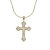 preiswerte Halsketten-Damen Anhängerketten - vergoldet Kreuz Kreuz, Modisch Gold, Silber Modische Halsketten Für Alltag