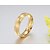 cheap Rings-Band Ring AAA Cubic Zirconia Gold 18K Gold Plated Cubic Zirconia Titanium Steel Vintage Simple Style Fashion 5 6 7 8 9 / Couple&#039;s / Wedding / Party / Anniversary / Daily