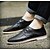 halpa Miesten Oxford-kengät-Miehet Kengät PU Mikrokuitu Kevät Mokkasiinit Käyttötarkoitus Valkoinen Musta Oranssi