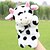 halpa Käsinuket-Sorminuket Käsinuket Käsinukut Cow Cute Eläimet Lovely Plyysi Kuvitteellinen leikki, sukkahousut, hienot syntymäpäivälahjat juhlien suosikkitarvikkeet Lasten