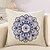 cheap Throw Pillows &amp; Covers-1 pcs Cotton / Linen Pillow Cover Pillow Case, Floral Novelty Classic Pattern Classic Retro