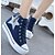 cheap Women&#039;s Sneakers-Women&#039;s Flats Comfort Canvas Spring Casual Blue Black White Flat