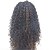 baratos Perucas Sintéticas com Renda-Perucas Lace Front Sintéticas Mulheres Kinky Curly Cabelo Sintético Peruca Afro Americanas Peruca Longo Frente de Malha Marrom Médio Preto / Medium Auburn