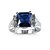 cheap Rings-Ring Cubic Zirconia Blue Zircon Alloy Unique Design Fashion Euramerican 6 7 8 9 10 / Women&#039;s