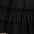 halpa Lolita-mekot-Prinsessa Gothic Lolita Punk Ruffle mekko Mekot Naisten Tyttöjen Puuvilla Japani Cosplay Puvut Musta Yhtenäinen väri Muoti Kello Pitkähihainen Midi / Smokki