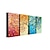 cheap Floral/Botanical Paintings-Oil Painting Hand Painted - Abstract Modern Contemporary Stretched Canvas / Four Panels