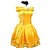 cheap Men&#039;s &amp; Women&#039;s Halloween Costumes-Princess Fairytale Goddess Cosplay Costume Party Costume Masquerade Adults&#039; Women&#039;s Halloween Carnival Festival / Holiday Terylene Yellow Female Carnival Costumes Patchwork