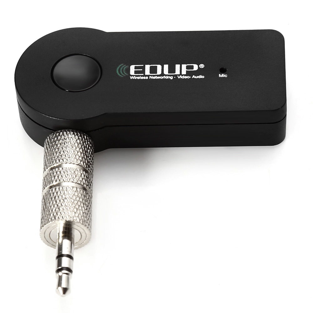 Недорогие Аксессуары для наушников-Edup ep-b3511 автомобильный музыкальный приемник беспроводной аудио-видео адаптер Bluetooth 4.1 с 3,5-мм аудиоразъемом