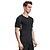 baratos Novo em-Homens Gola Redonda Camiseta de Corrida Moderno Preto Vermelho Claro Elastano Fitness Treino de Ginástica Exercite-se Camiseta Blusas Esporte Roupas Esportivas Respirável Secagem Rápida Macio