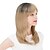 baratos Peruca para Fantasia-Synthetic Wig Curly Curly Wig Blonde Blonde Synthetic Hair Women&#039;s Blonde