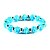 cheap Men&#039;s Bracelets-Men&#039;s Bead Bracelet Punk Fashion Bracelet Jewelry White / Green / Blue For Special Occasion Sports