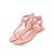 abordables Sandalias de mujer-Mujer Bailarinas Vestido Verano Hebilla Tacón Plano Puntera abierta Confort Zapatos de Paseo Semicuero Negro Rosa Beige