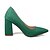 baratos Sapatos de Salto Alto de mulher-Mulheres Saltos Social Salto Robusto Dedo Apontado Conforto Inovador Caminhada Sintético Rosa claro Verde Cinzento