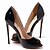ieftine Tocuri de Damă-Women&#039;s Stiletto Heel Patent Leather Spring / Summer Black / Almond / Wedding / Party &amp; Evening