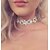 cheap Choker Necklaces-Women&#039;s Choker Necklace Infinity Ladies Luxury Fashion Euramerican Alloy Gold Silver Necklace Jewelry For Wedding Party Cosplay Costumes