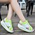 preiswerte Damensandalen-Damen Schuhe Tüll Sommer Sandalen Walking Plattform Peep Toe für Fuchsia Grün Blau