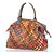 cheap Handbag &amp; Totes-Women&#039;s Bags Cowhide Tote Braided Strap Color Block Rainbow