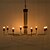 billige Lysekroner-QINGMING® 8-Light Anheng Lys Opplys Malte Finishes Metall designere 110-120V / 220-240V Pære ikke Inkludert / E26 / E27