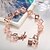 cheap Bracelets-Women&#039;s Cubic Zirconia Chain Bracelet - Sterling Silver, Zircon, Rose Gold Plated Ladies, Fashion Bracelet Jewelry Rose Gold For Christmas Gifts Birthday Gift Valentine