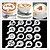 preiswerte Backformen-Schimmel Kaffee Milch Kuchen Cupcake Schablone Vorlage Kaffee Barista Cappuccino Vorlage Streu Pad Staubwedel Spray Werkzeuge