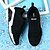 abordables Zapatillas deportivas de mujer-Mujer Zapatos Tul Verano Otoño Creepers Suelas con luz Zapatillas de Atletismo Paseo Plataforma Dedo redondo Con Cordón Para Casual Negro