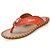 cheap Men&#039;s Slippers &amp; Flip-Flops-Men&#039;s Comfort Shoes PU(Polyurethane) Spring / Summer Slippers &amp; Flip-Flops Walking Shoes White / Black / Orange