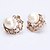 cheap Earrings-Women&#039;s Stud Earrings Imitation Pearl Imitation Pearl Alloy Round Jewelry As Picture Wedding Party Special Occasion Anniversary Birthday