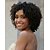 abordables Pelucas sintéticas de moda-Pelucas sintéticas Afro Kinky Curly Estilo Peluca Corta Negro Pelo sintético Mujer Peluca afroamericana Negro Peluca