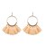 abordables Boucles d&#039;oreilles-Femme Boucle d&#039;Oreille Pendantes Boucle d&#039;oreille boucles d&#039;oreilles ventilateur Franges dames Personnalisé Franges Mode euroaméricains Des boucles d&#039;oreilles Bijoux Rose translucide / Arc-en-ciel