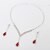 cheap Jewelry Sets-Jewelry Set AAA Cubic Zirconia Synthetic Gemstones Zircon 1 Necklace 1 Pair of Earrings Women&#039;s Luxury Elegant Fashion Drop Heart Round Jewelry Set For Party Wedding Anniversary / Synthetic Ruby
